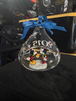 Disney Minnie and Mickey Mouse 2015 Christmas ornament