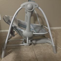Baby Swing W/ Sound Vibration Rocking - Ingenuity