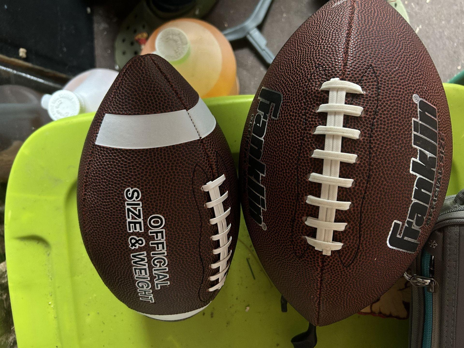 Two Footballs