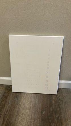 *ALMOST* White Canvas - 16” x 20”