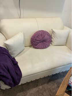 Leather sofa and couch set