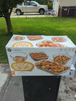 6 Pcs Baker's Basic Glass Bake Set