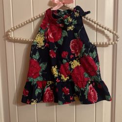 Janie and Jack Peplum top 12-18M