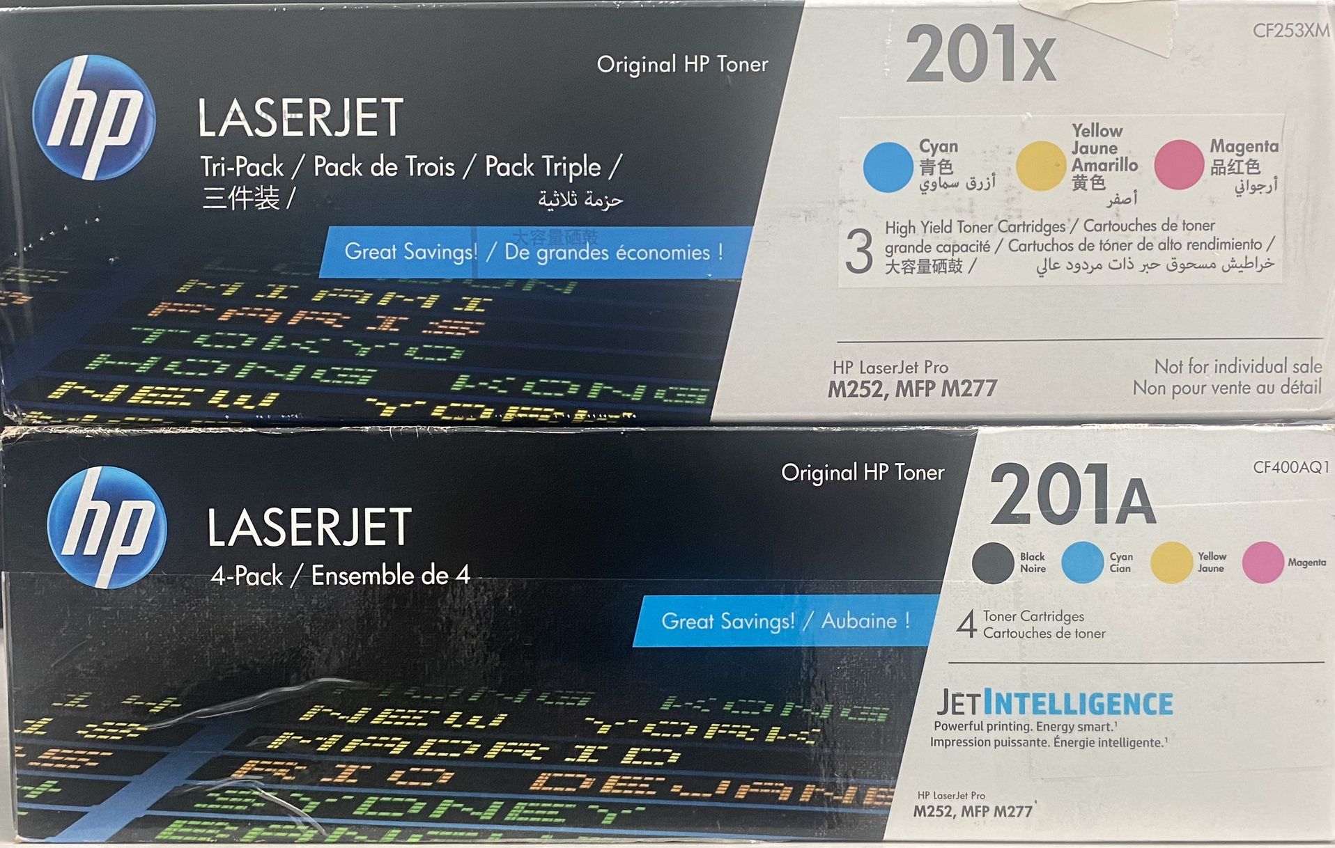 HP LaserJet Pro Printer Ink (201X & 201A)