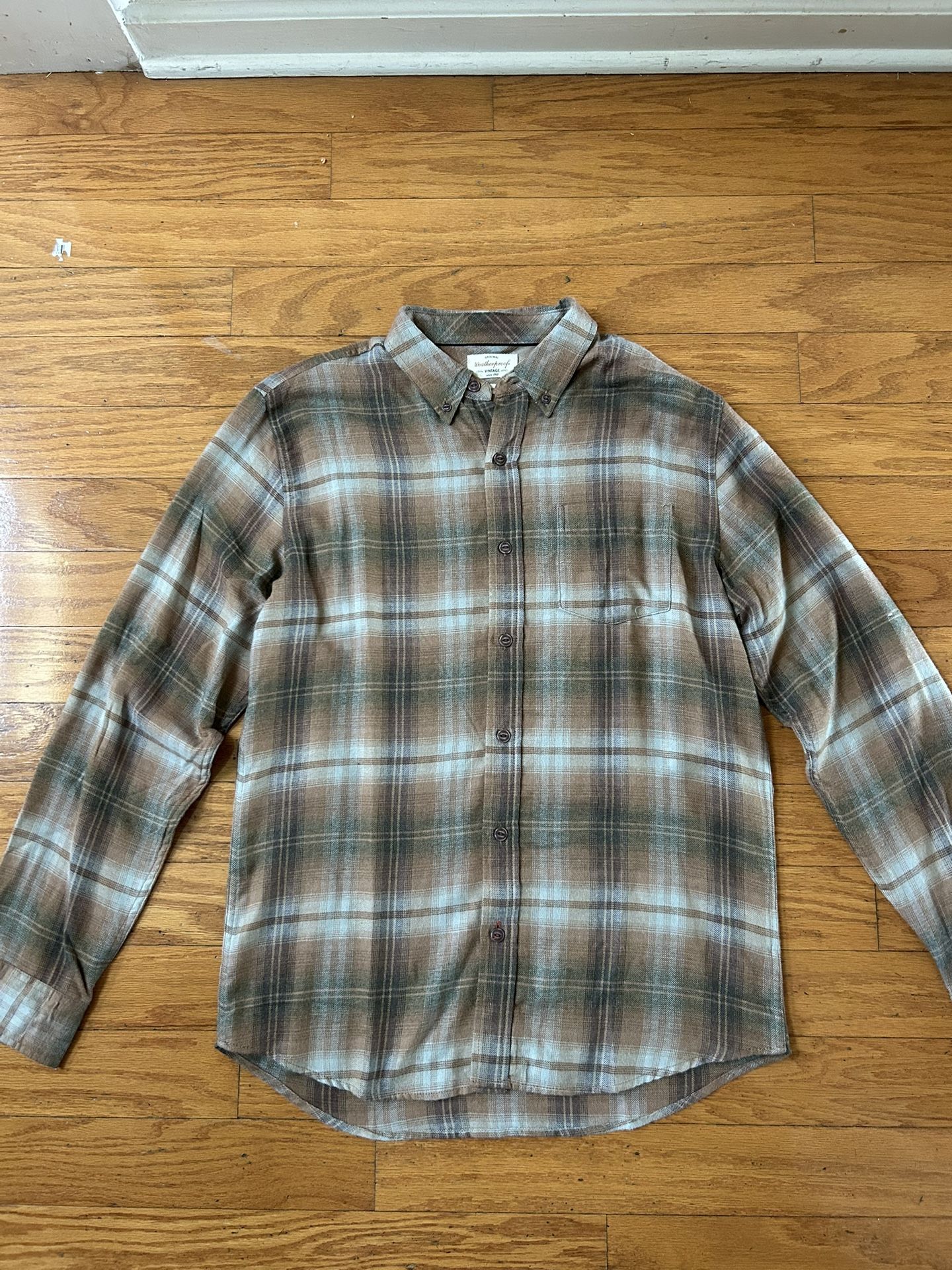 NEW Weatherproof Vintage men’s luxe flannel ultra soft shirt size M