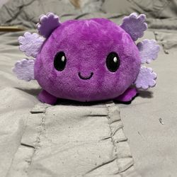 Purple/Black Flip Axolotl Plush