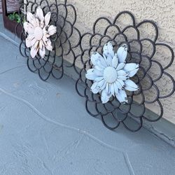 Metal Flowers 17”