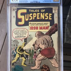 Tales Of Suspense #40 (1963) CGC 5.0 — O/w To White Pages; 2nd Iron Man