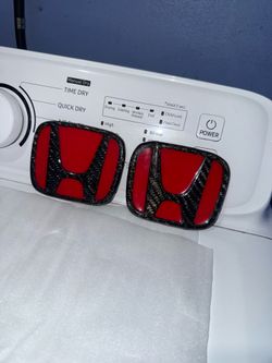 Carbon Fiber Civic Type R Emblems