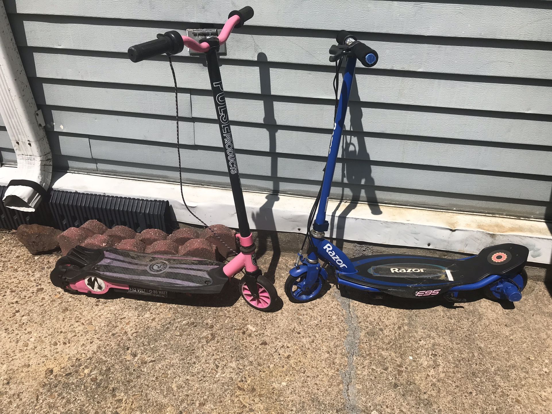 Razor Scooters Batteries Good Just Need Charging Plugs From Amazon Only $25 Each