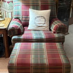 Jordan Alexander Sofa And Matching Chair With Ottoman