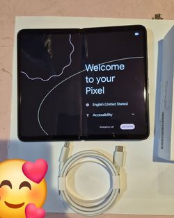 Openbox MINT Unlocked Google Pixel Fold 256GB Android 5G Smartphone Foldable Display Phone All Day Battery