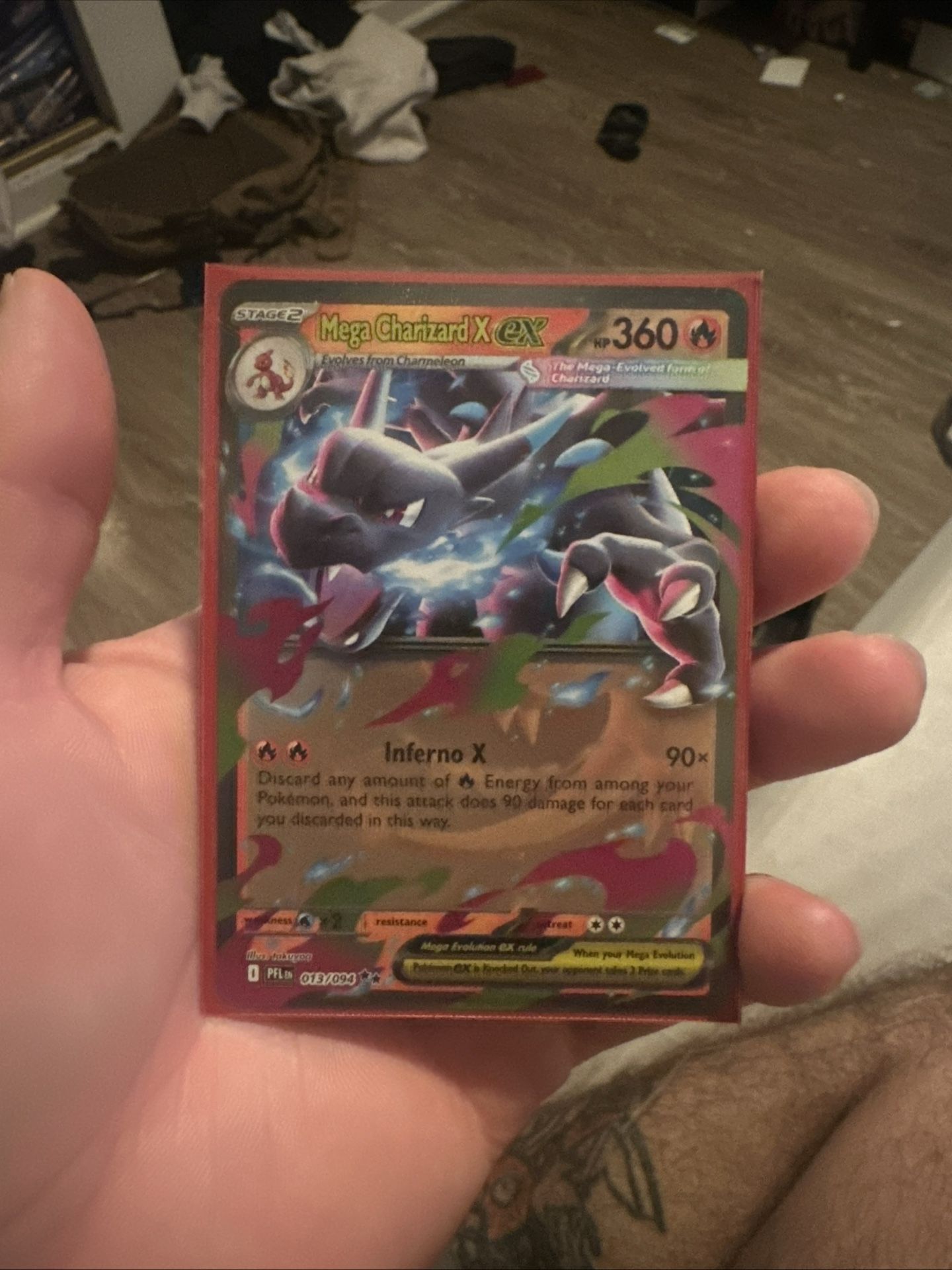 Mega Charizard X Ex Pokémon Phantasmal Flames