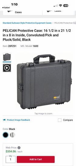 Pelican 1945 Protective Hard Case Blackcan