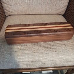 David Levy Dominos and Cribbage hardwood Game set