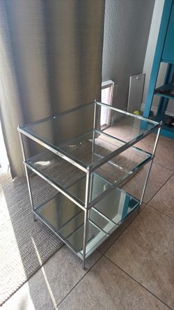 Glass Nightstands 2x$35