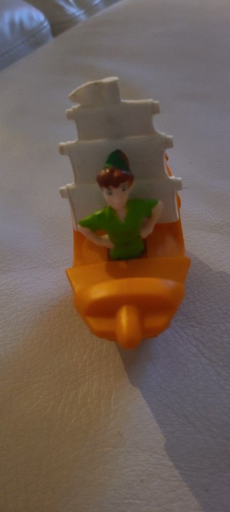 Vintage McDonalds Happy Meal Toy 1997 Peter Pan Orange Boat Viewfinder