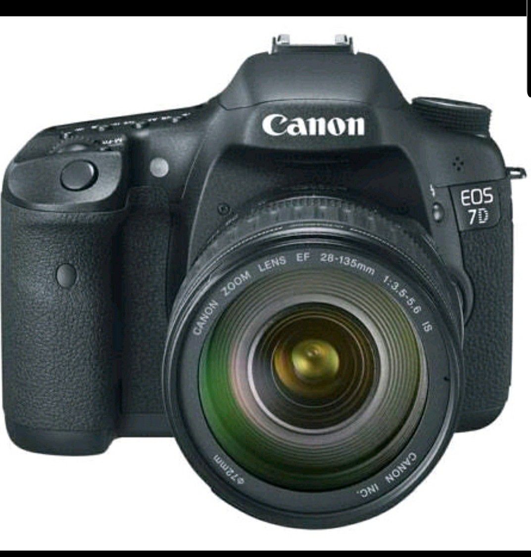 Canon EOS 7D 18 MP CMOS Digital SLR Camera with EF zoom