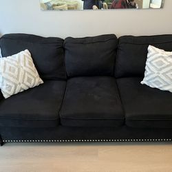 Ikea Black Sofa