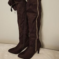High Boots Over The Knee Boots For Women Size 8 1/2