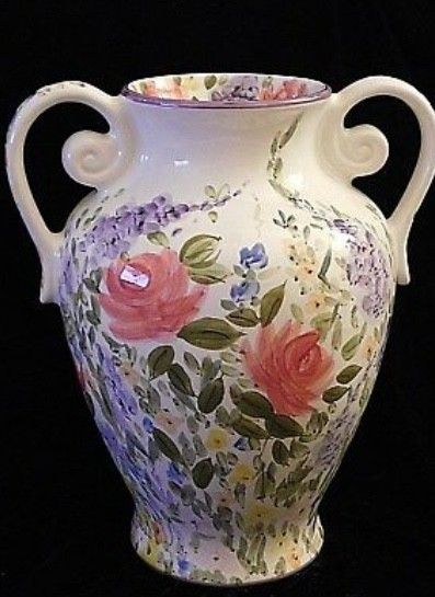 Huge Beautiful Multicolored Vase