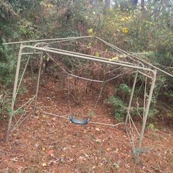 Yard swing. Good for toddler's age 2 to 4 or so.