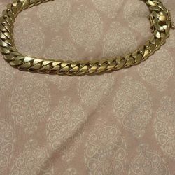 14k Gold Over Silver (999) Handmade Cubans