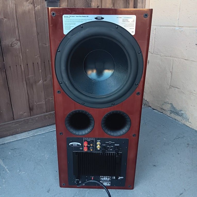 Monster THX Select Tower Bass Module 200 Powered Subwoofer - Tested