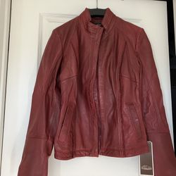 NWT Overland Washed Lambskin Jacket For Sale