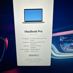 MacBook Pro 15” i7