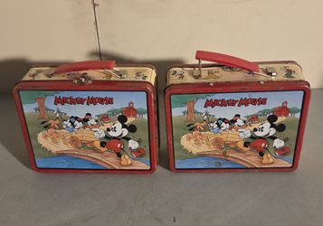 Vintage Mickey Mouse Lunchboxes