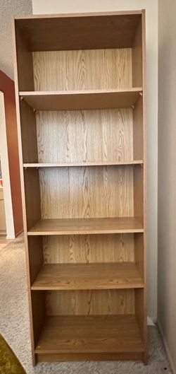 Large composite-wood bookcase