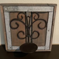 Wall Mount Candle Holder Decor 