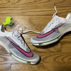 Nike Air Zoom Victory Men's Track & Field Sail/Fierce Pink Sz 11 New No Box! 