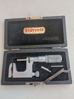 Starrett 0-1" micrometer