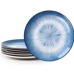 10.5'' Dinner Plates Set of 6, 26.5cm Dinner Plates Ceramic