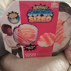 Super-sized Sushi (Giant Super Soft Food Plush) Pillow Or Cushion 