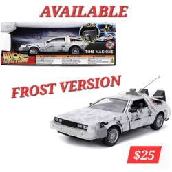 DELOREAN TIME MACHINE ( FROST VERSION ) BACK TO THE FUTURE 