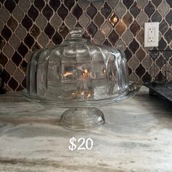 Glass Cake Holder