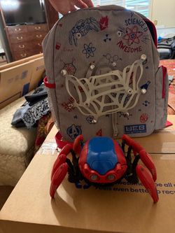 Spider man Bot with remote and backpack