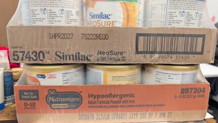 Baby Formula Similac and Enfamil