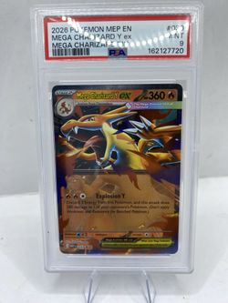 PSA 9 Mega Charizard Y ex Black Star Promo 030 Pokemon English mint