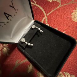 Upper Ear Diamond Studs From kay Jewelers