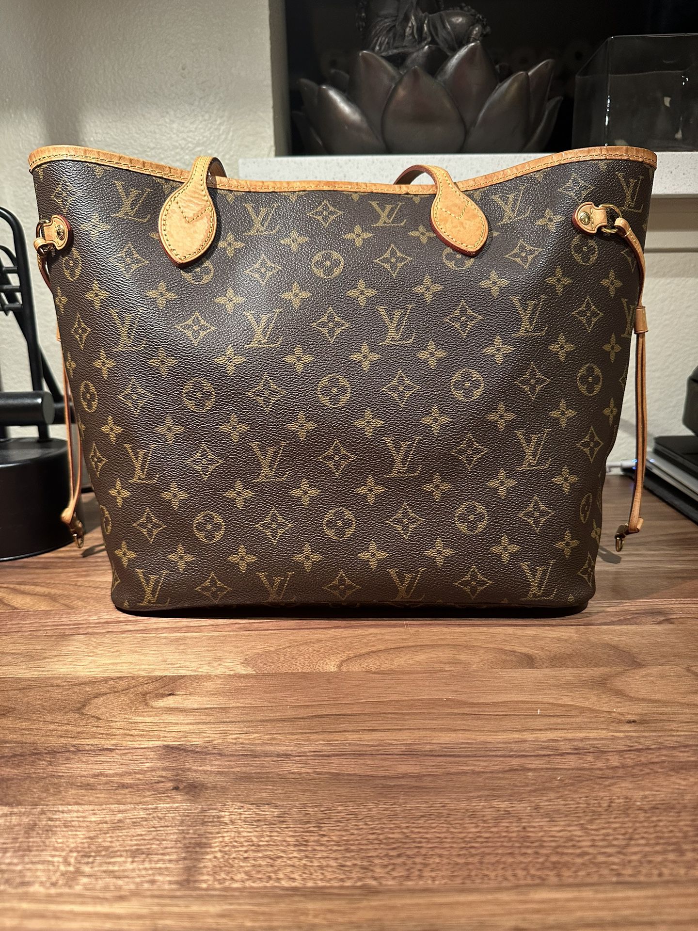 Louis Vuitton Monogram Neverfull MM Tote Bag Hand Bag M40995