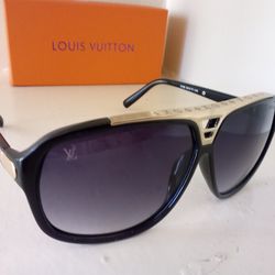 Louis Vuitton Evidence Gold Luxury Sunglasses