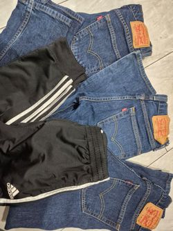 Boy levi pants large lot