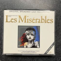 Les Miserables Original Broadway Cast Recording CD Set