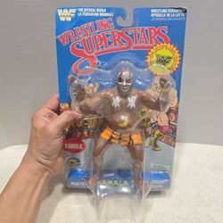 Vintage LJN WWF Kamala MOC