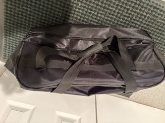 Black Nylon Duffel Bag on wheels