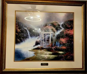 Thomas Kinkade - Hidden Arbor Limited Edition!!!! Size 31x35